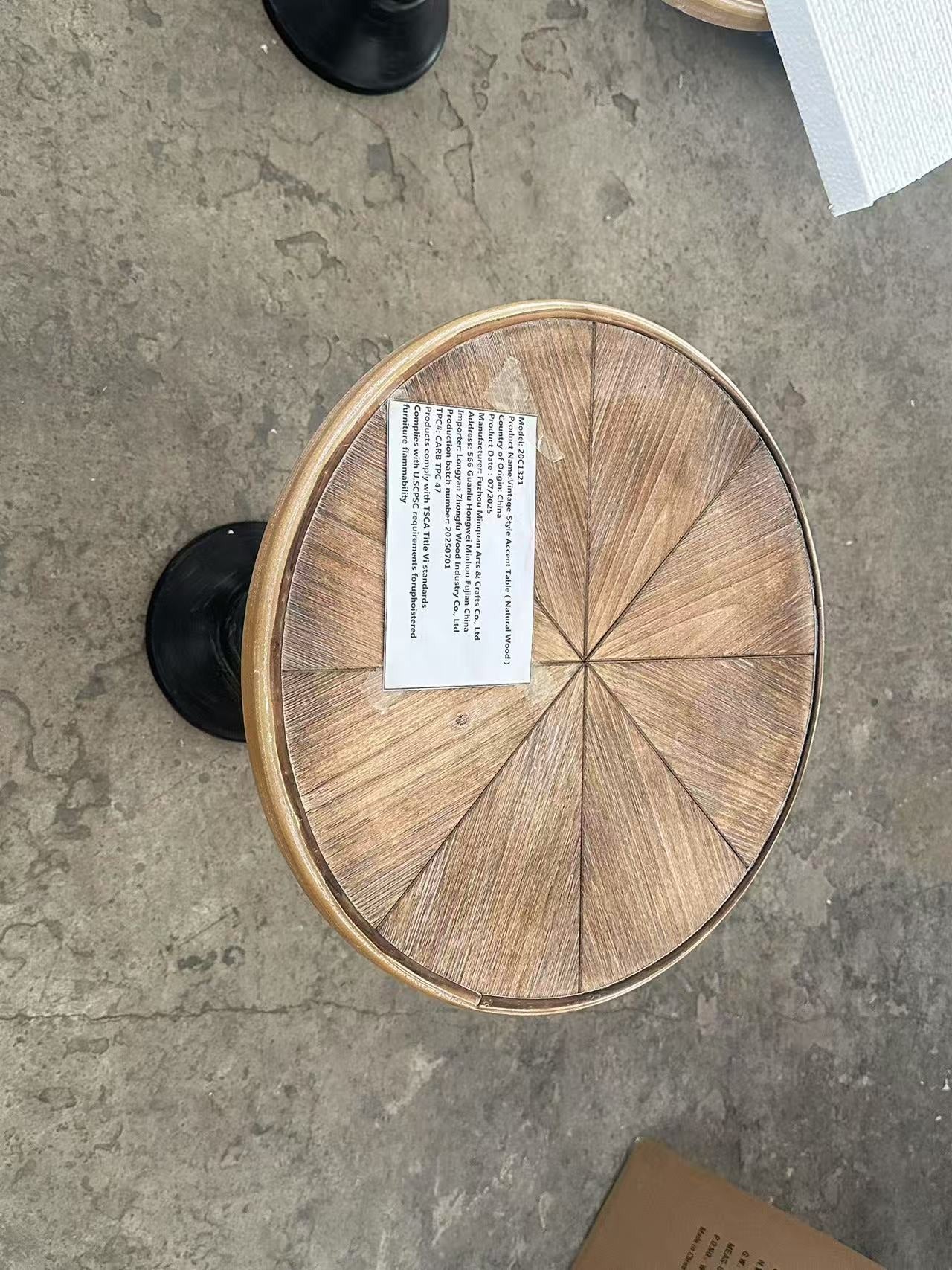 Wooden End Tables Retro Side Table French Country Accent Coffee Side Table Modern Small Round Tea Table Pedestal Side En